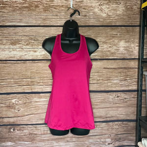 Nike L Active Tank: Dri-Fit, Built-In Bra, Slim Fit - Size L